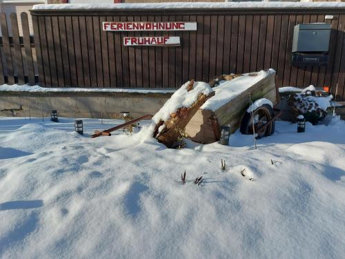 L'établissement Ferienwohnung 'Frühauf' im Südharz OT Uftrungen en hiver