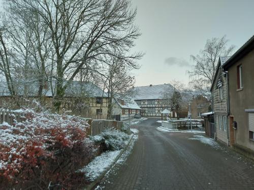 L'établissement Ferienwohnung 'Frühauf' im Südharz OT Uftrungen en hiver