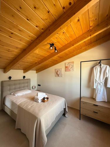 Postel nebo postele na pokoji v ubytování Villa Pietra Di Mare
