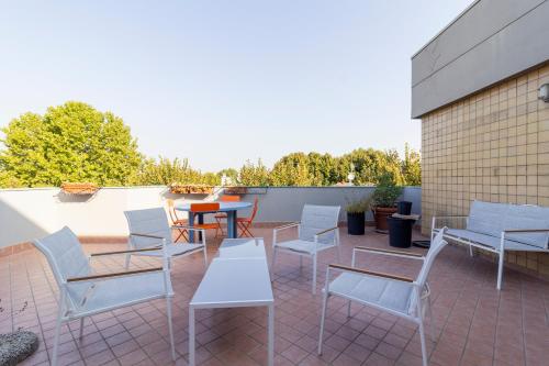Balkoni atau teres di Casa Carozzi