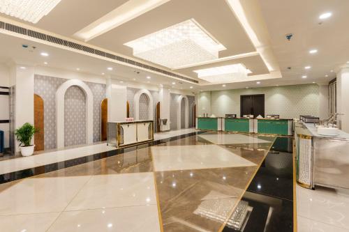 Ο χώρος του λόμπι ή της ρεσεψιόν στο Treebo Premium Gateway Triveni