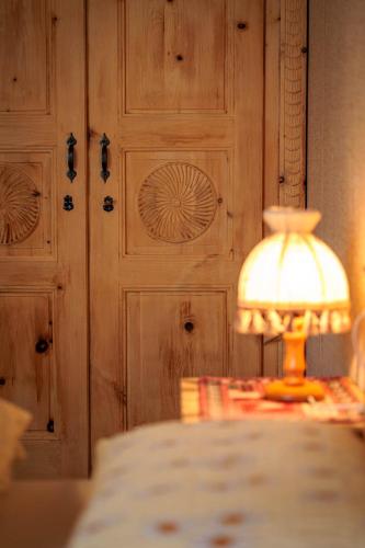 Una cama o camas en una habitación de Albergo Lardi
