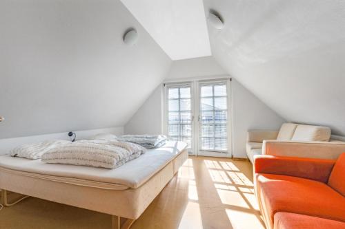 Postel nebo postele na pokoji v ubytování 3008Møllehuset Baghusetanneks