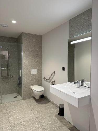 Ένα μπάνιο στο Appart hotel Saint-Denis