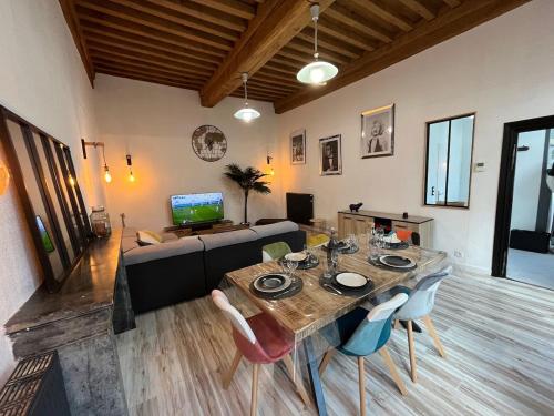 Χώρος καθιστικού στο Appartement 6 personnes - Au coeur du centre ville