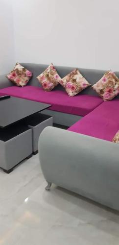 Χώρος καθιστικού στο Rejiche Appartement Haute standing
