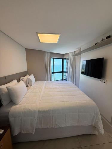 Кровать или кровати в номере Iate Plaza Hotel