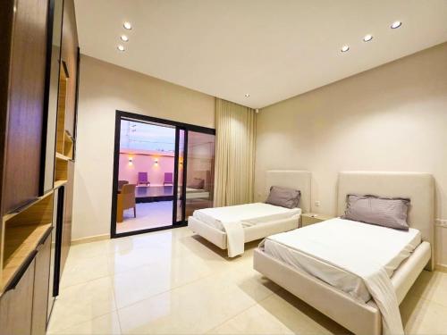 Postel nebo postele na pokoji v ubytování Villa djerba laguna