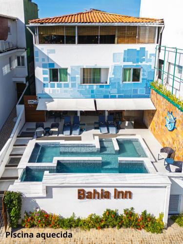 a villa with a swimming pool in bahia inn at Pousada Bahia Inn in Morro de São Paulo