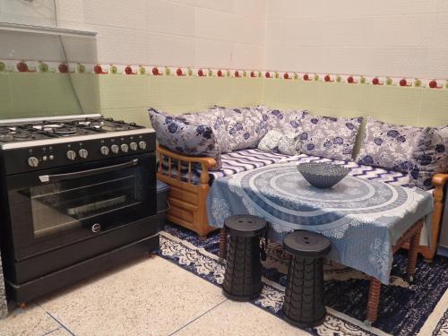 Η κουζίνα ή μικρή κουζίνα στο Tilila Holiday Apartments, Agadir
