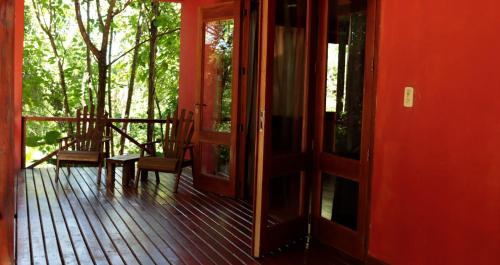Balkoni atau teres di El Soberbio Lodge
