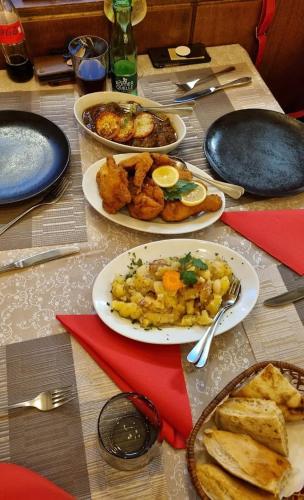 Comida en la posada o alrededores