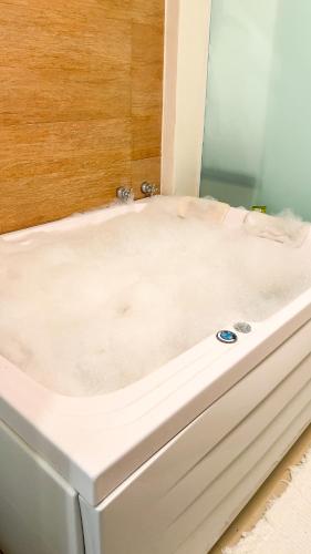 トリンダーデにあるPousada Luar do Prataのマットレスのクローズアップ