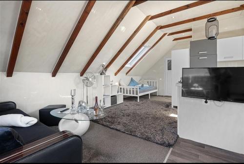 Кухня или мини-кухня в Magaretenhof Apartment 2a
