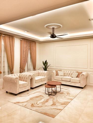 Ruang duduk di Amin's homestay