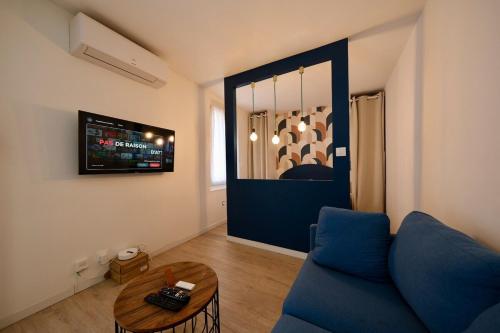Rouen - Studio indépendant avec cour pour 2 pers