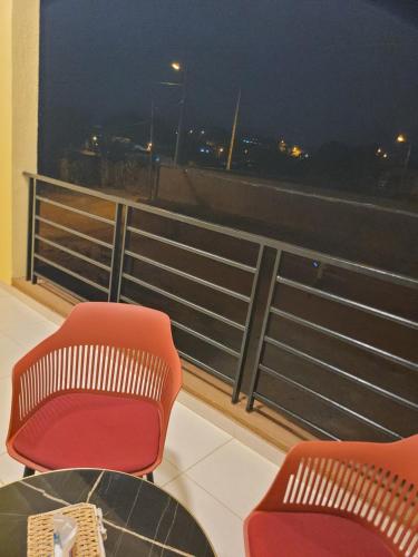 Balkoni atau teres di B&B Klomiabla