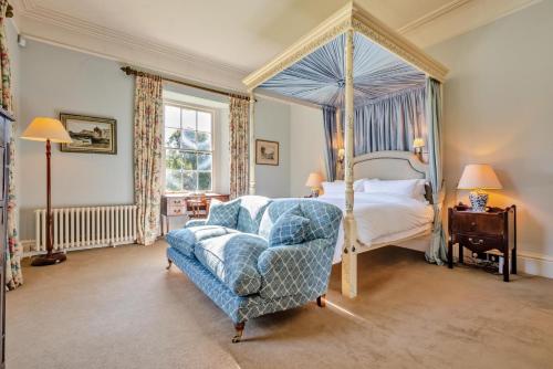 Ένα ή περισσότερα κρεβάτια σε δωμάτιο στο 8 Bed in Tresillian oc-t32986
