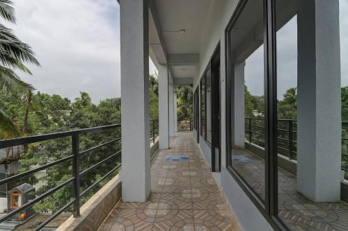 a view from the balcony of a house at 1 Minute Walk From The Beach Calangute Stay G0A in Calangute