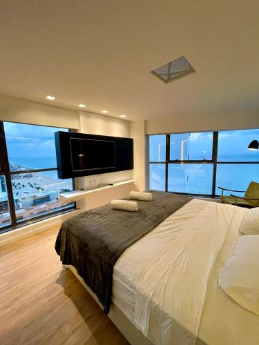 Beira-mar em Boa viagem - Frente Mar - Andar alto e Vista mar - Beach Class internacional