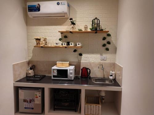 Kuchyň nebo kuchyňský kout v ubytování Refugio Urbano 2