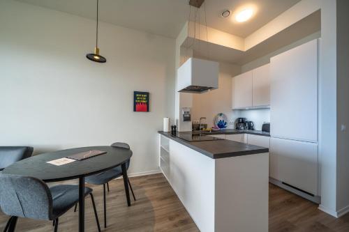 Una cocina o cocineta en Hafnir