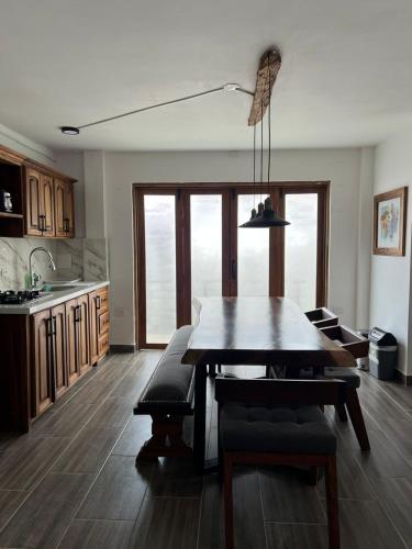 Η κουζίνα ή μικρή κουζίνα στο Apartamento Campestre Jericó Antioquía La Esmeralda
