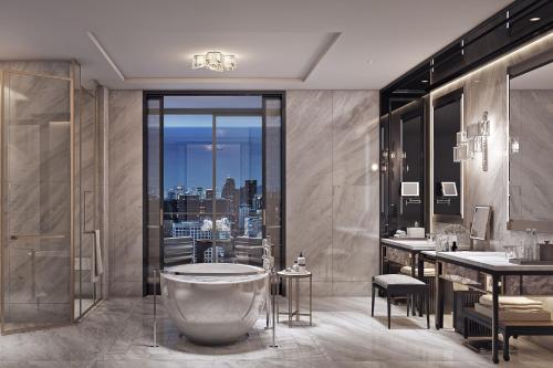 Bilik mandi di The Ritz-Carlton, Bangkok