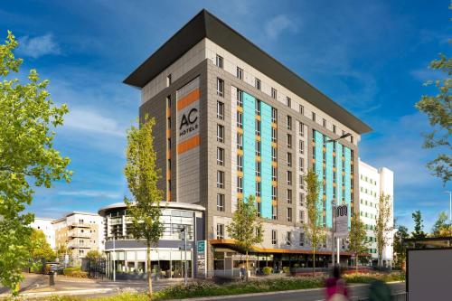 a rendering of an office building at AC Hotel by Marriott Manchester Salford Quays in Manchester