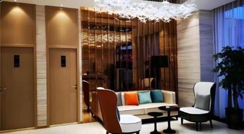 Χώρος καθιστικού στο City Comfort Inn Mianyang Southwest University Of Science And Technology