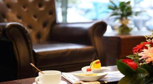 Zona de estar de Shenzhen Hanyong Hotel Fuyong Branch