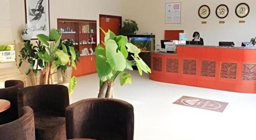 Vstupní hala nebo recepce v ubytování GreenTree Inn Jinan Bus Terminal