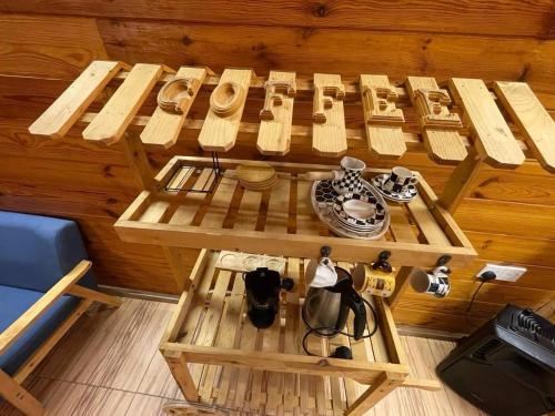 شالية لوج الريفيにあるコーヒーまたはお茶