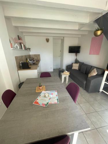 Χώρος καθιστικού στο Duplex T3 cosy