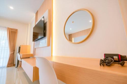 TV a/nebo společenská místnost v ubytování Vera Residences Chiang Rai