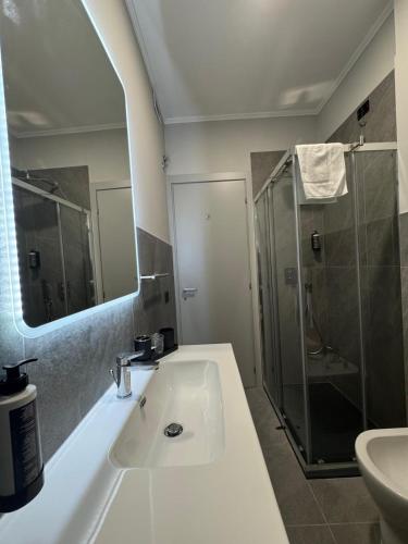 Ένα μπάνιο στο Hotel Sala Ricevimenti Piccolo Paradiso