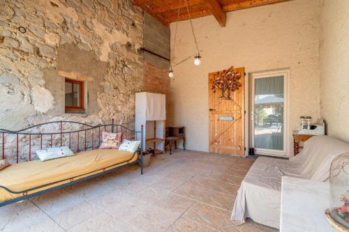 Postel nebo postele na pokoji v ubytování Mas Rose - Villeneuve-lès-Montréal