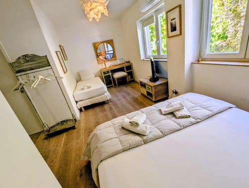 Postel nebo postele na pokoji v ubytování MOODz HOTEL VIENNE