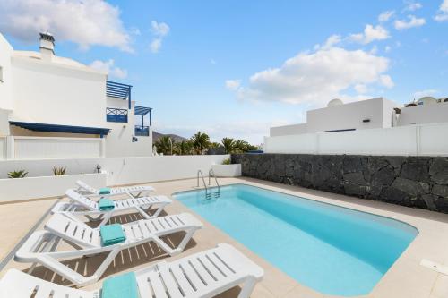 Casa Papagayo Rocas - heated pool & air conditioning - Emerald Lanzarote