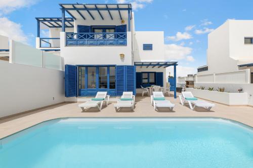 Casa Papagayo Rocas - heated pool & air conditioning - Emerald Lanzarote