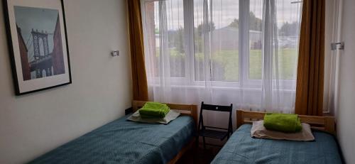Postel nebo postele na pokoji v ubytování Bridge Apartments Klaipeda