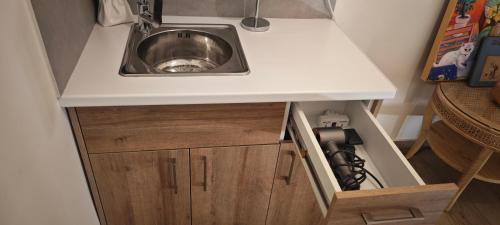 Una cocina o zona de cocina en 海风小憩 Seabreeze Haven