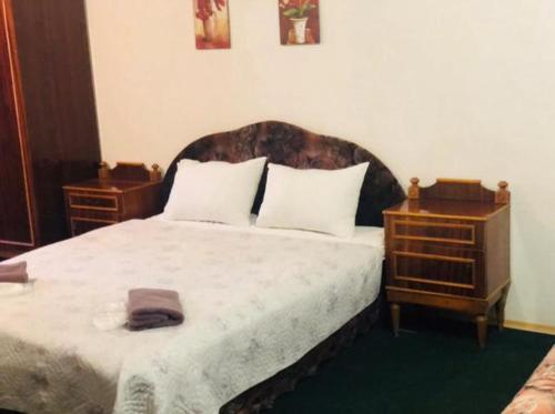 Katil atau katil-katil dalam bilik di Mini Hotel Vesna