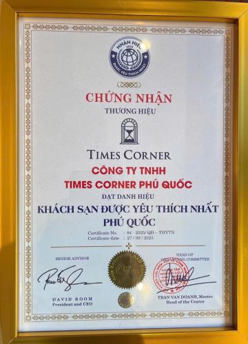 a framed picture of a chinese menu in a frame at Times Corner Amalfi Hotel in Phú Quốc
