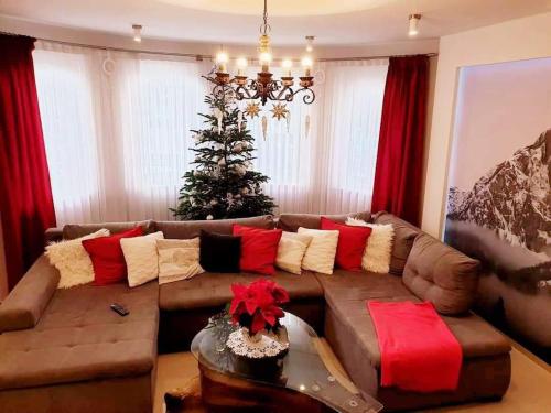 Ruang duduk di Gordonówka Residence & SPA- sauna i jacuzzi-przeżyj niezapomniany pobyt