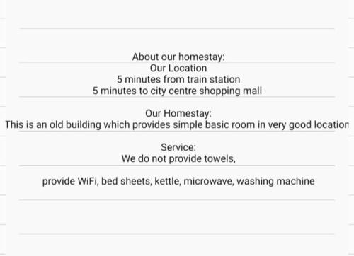 a screenshot of a page of a document at Home-stay Cambridge in Cambridge
