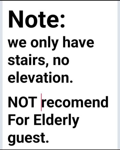 a sign that says note we only have stars no elevation notreserved for at Home-stay Cambridge in Cambridge