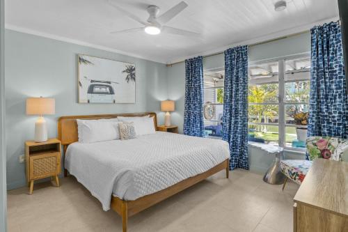 Postel nebo postele na pokoji v ubytování Salty Soul