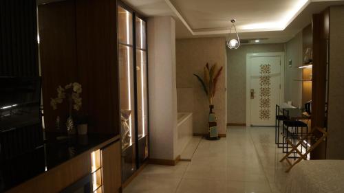 Μια τηλεόραση ή/και κέντρο ψυχαγωγίας στο Kentpark Exclusive Hotel