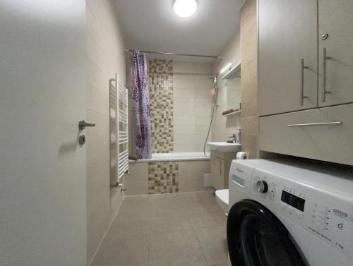 Dapur atau dapur kecil di Brasov Altipiani Apartments